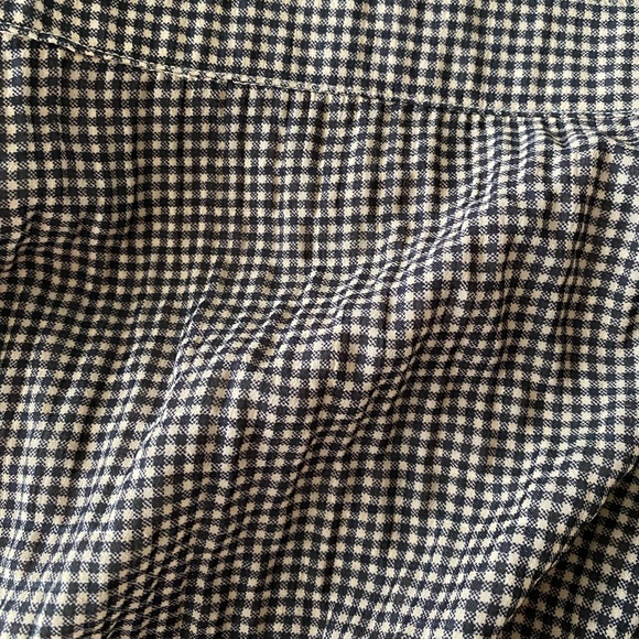 Mod Ref Brown gingham wrap dress size medium - Picture 12 of 16